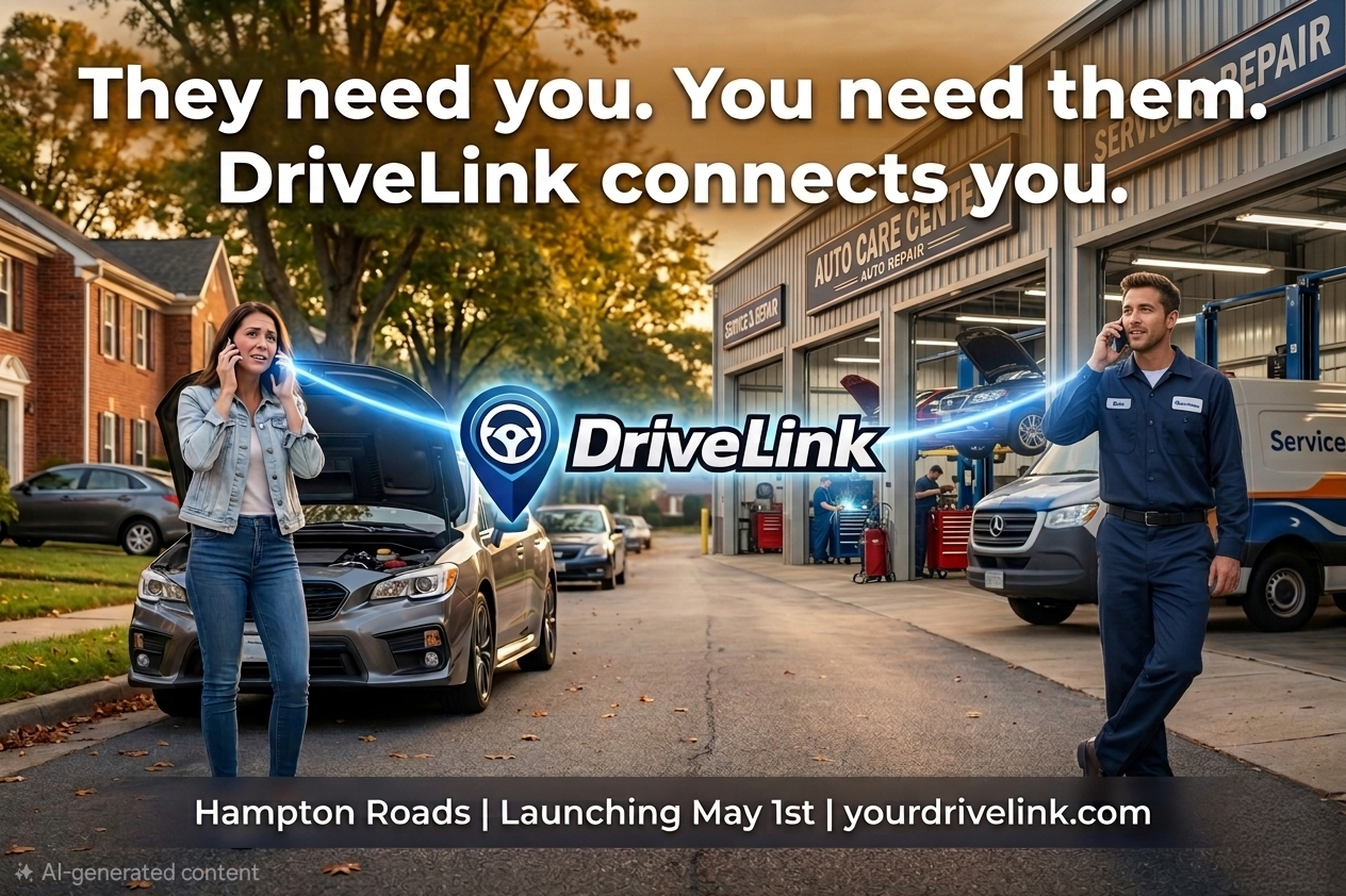 DriveLink — Hampton Roads automotive network connecting customers to available providers